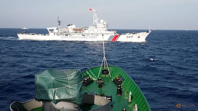 Chinese Coast Guard 3411 near Malaysian Waters