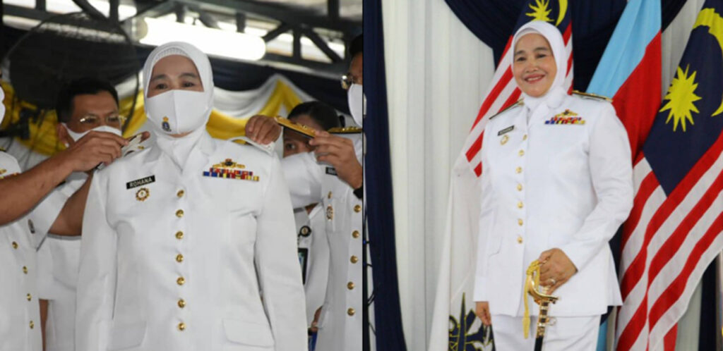 First-Admiral Rohana binti Jupri became the first lady on the RMN Admiral Committee 