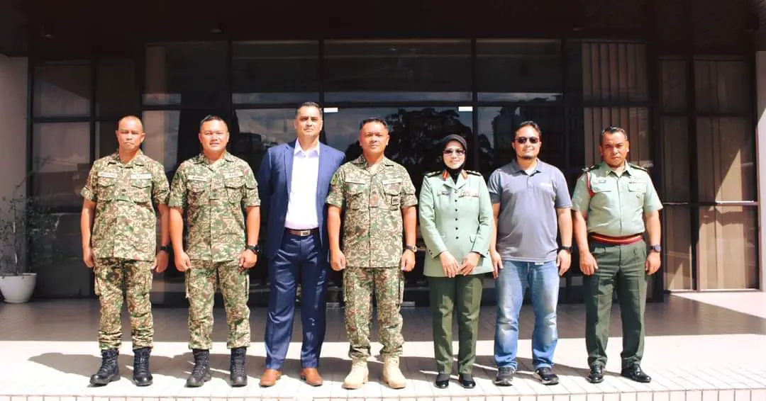 Malaysian 7th Infantry Brigade Commander Visits JUPEM - MY Military Times